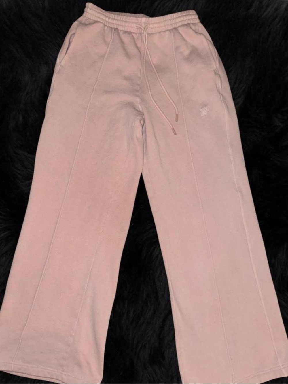 PINK Victoria's Secret Soft Pink Wide-Leg Sweatpants